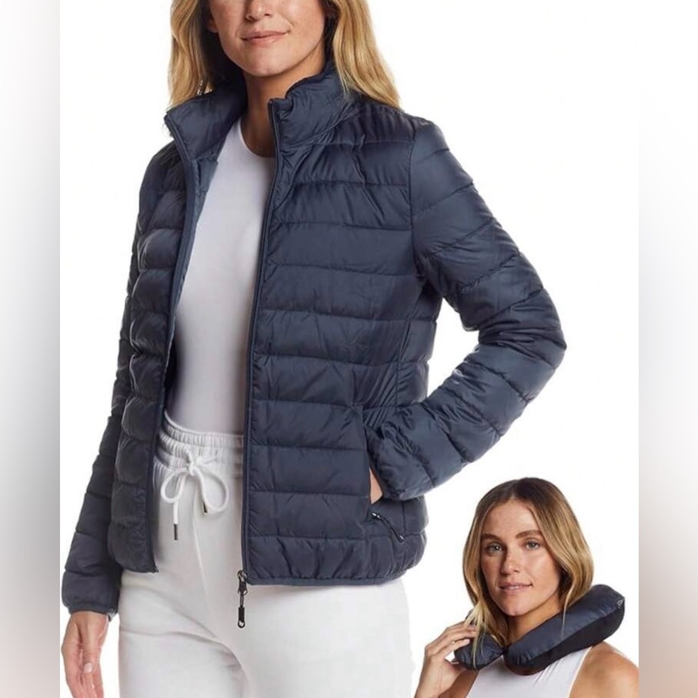 Lawrence Gray navy blue down jacket